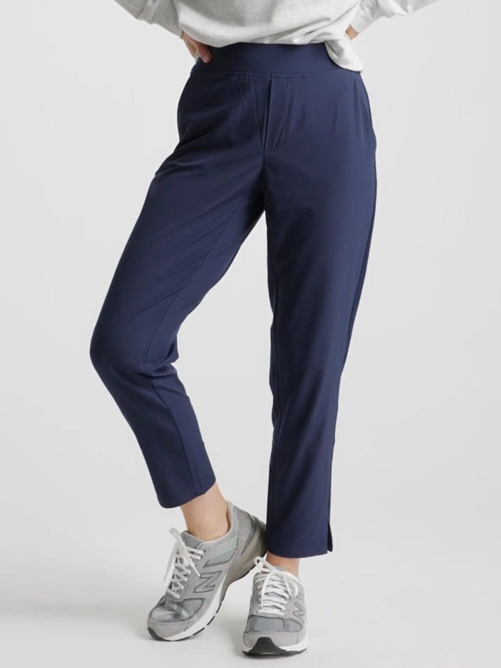 QUINCE NEW Women's Performance Tech Ankle Navy Pants XL